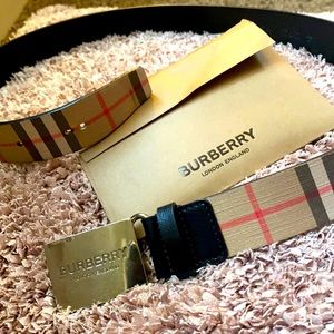 Burberry Men’s Buckle Belt